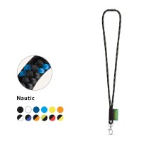 MANSFIELD. ZESTAW Smycz NAUTIC długa (Ø 7 mm) z karabińczykiem 9 mm i zapięciem bezpieczeństwa Ø 7 mm