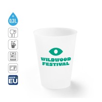 KANE S. Kubek festiwalowy PP 330 ml