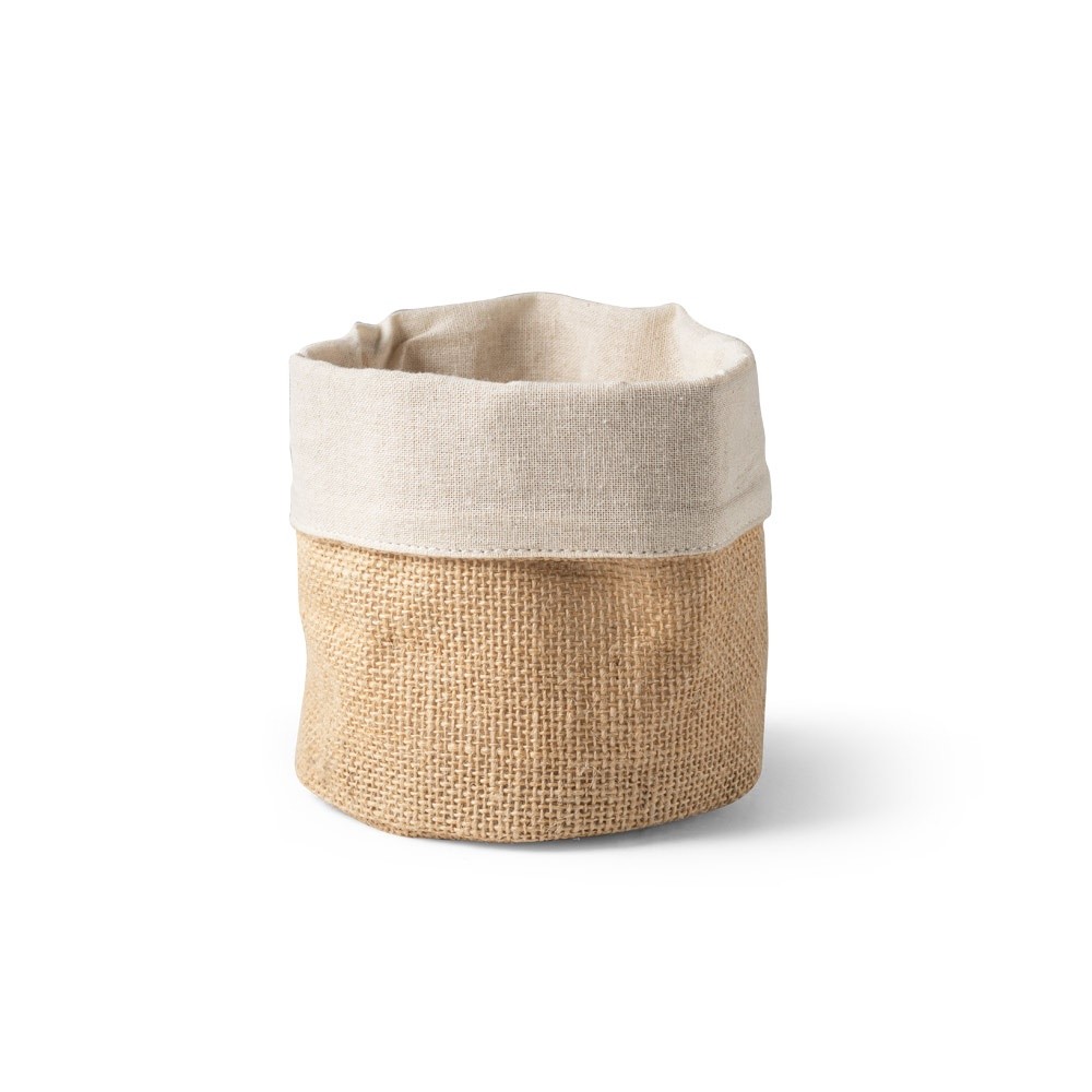 DUCASSE. Wielofunkcyjna torba z juty (260g/m²) i bawełny (120g/m²)