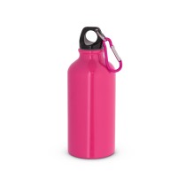 LANDSCAPE S. Aluminiowa butelka sportowa z karabińczykiem 400 ml