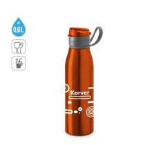 KORVER. Butelka sportowa z aluminium 650 ml