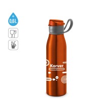 KORVER. Butelka sportowa z aluminium 650 ml
