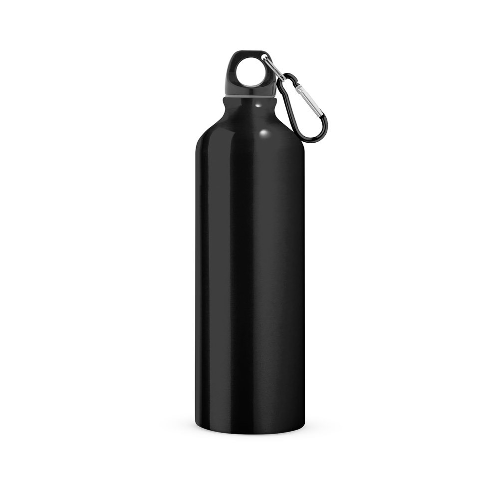LANDSCAPE L. Aluminiowa butelka sportowa z karabińczykiem 800 ml