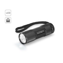 FLASHY. Aluminiowa latarka z 9 diodami LED