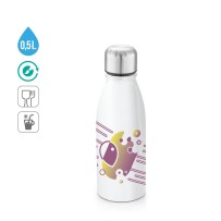 BILLY. Aluminiowa butelka i zakrętka ze stali nierdzewnej z sublimacją 500 ml