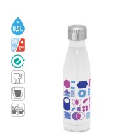 AMORTI M. Termos ze stali nierdzewnej z sublimacją 510 ml