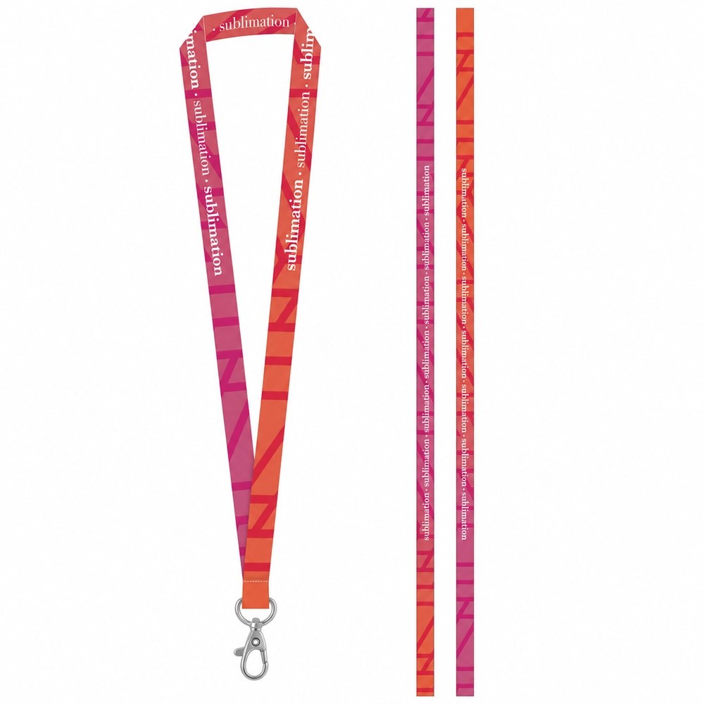 BRIGHTON S. Wydrukowana próbka SET Lanyard SUBLIMATION Long II (20 mm) z karabińczykiem 20 mm