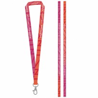 BRIGHTON S. Wydrukowana próbka SET Lanyard SUBLIMATION Long II (20 mm) z karabińczykiem 20 mm