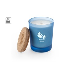 DUVAL. Świeca zapachowa w szklanym pojemniku z cork pokrywką 180 g