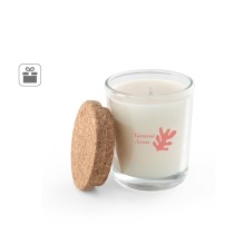 ZEN 80. Aromatyczna świeca w szklanym kubku z korkową pokrywką 80 g