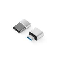 MINSKY. Zestaw 2 aluminiowych adapterów USB-A / USB-C