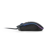 THORNE MOUSE RGB. Mysz do gier z kablem o długości 1.5 m i oświetleniem LED RGB z ABS