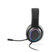 Thorne Headset RGB. Słuchawki do gier ABS z kablem, mikrofonem i diodami LED RGB