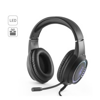 Thorne Headset RGB. Słuchawki do gier ABS z kablem, mikrofonem i diodami LED RGB