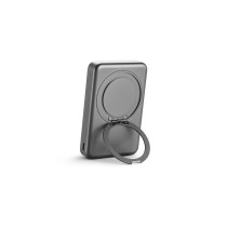 WARSHEL 10. Magnetyczny power bank 10 000 mAh z superszybką ładowarką bezprzewodową 15 W z recyklingowanego ABS (100% rABS) 