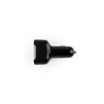DIRAC. Adapter do zapalniczki z portem USB-A 18W i USB-C 20W wykonany w ABS z recyklingu (100% rABS)