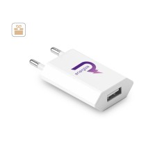WOESE. Zasilacz USB-A 5W z ABS pochodzącego z recyklingu (100% rABS)