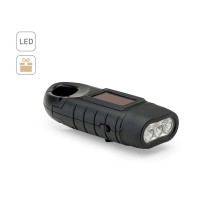 SOLARKY. Kompaktowa latarka 0'5 W ABS z 3 białymi diodami LED o mocy 90 lumenów