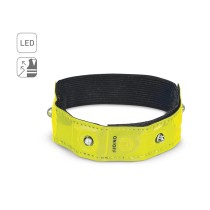 VISIBLE. Opaska odblaskowa z 4 czerwonymi diodami LED