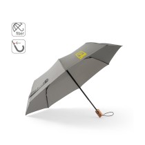 RIVER. Składany parasol pongee poliestru pochodzącego (100% rPET) 190T z automatycznym otwieraniem i zamykaniem