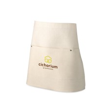 CHICORY. Uniwersalny fartuch z bawełnianego płótna (260 g/m²)